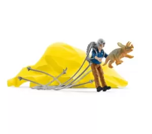 Image of Schleich Dinosaurs Parachute Rescue Toy Playset, 4 to 12 Years,...