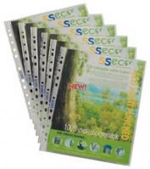 Image of Stewart Eco Punch Pocket Pk100 Clear