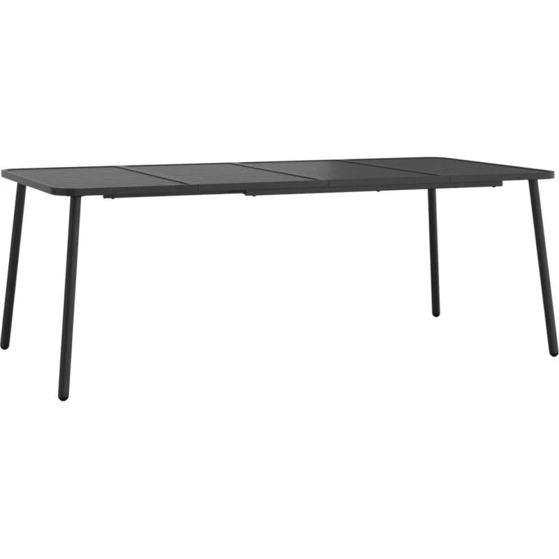 Image of VIDAXL Garden Table Anthracite 200x100x71cm Steel Vidaxl 8720845775124
