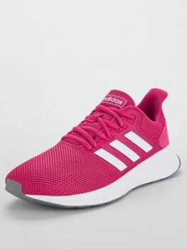 Image of adidas Runfalcon - Pink/White, Real Magenta, Size 3.5, Women