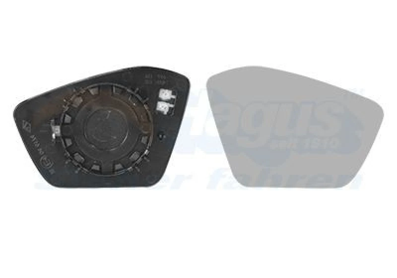Image of VAN WEZEL Wing mirror glass VAN WEZEL 7647838