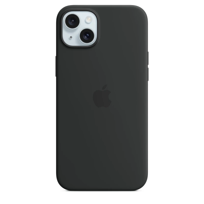 Image of Apple iPhone 15 Plus Silicone Case with MagSafe - Black MXQR3ZM/A