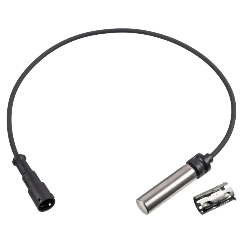 Image of FEBI BILSTEIN 185974 ABS Sensor Front Axle Right, with sleeve Sensor,wheel speed (412)