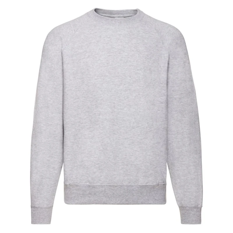 Image of Fruit Of The Loom Heather Sweatshirt Grey unisex