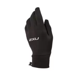 image of 2XU Running Gloves Mens - Black