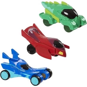 Image of Night Time Micros Hero Vehicles (PJ Masks) 3 Pack Figures