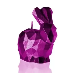 Image of Small Rabbit Candle – Metallic Pink