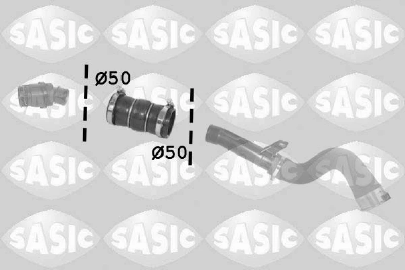 Image of Charger intake hose SASIC 3334028