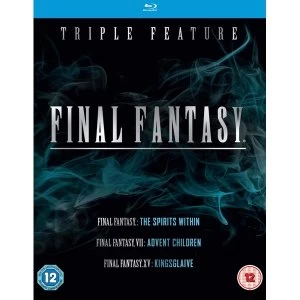 Final Fantasy Triple Feature - The Spirits Within / VII Advent Children / XV - Kingsglaive Bluray