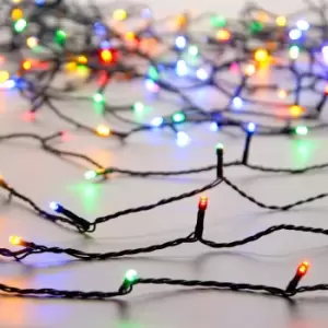 image of Festive 15.9m Indoor & Outdoor Multifunction Christmas Tree Fairy Lights 200 Multicoloured LEDs