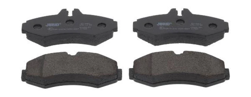 Image of JURID 571946J Brake pad set not prepared for wear warning indicator, without accessories Brake Pad Set,disc brake (402)