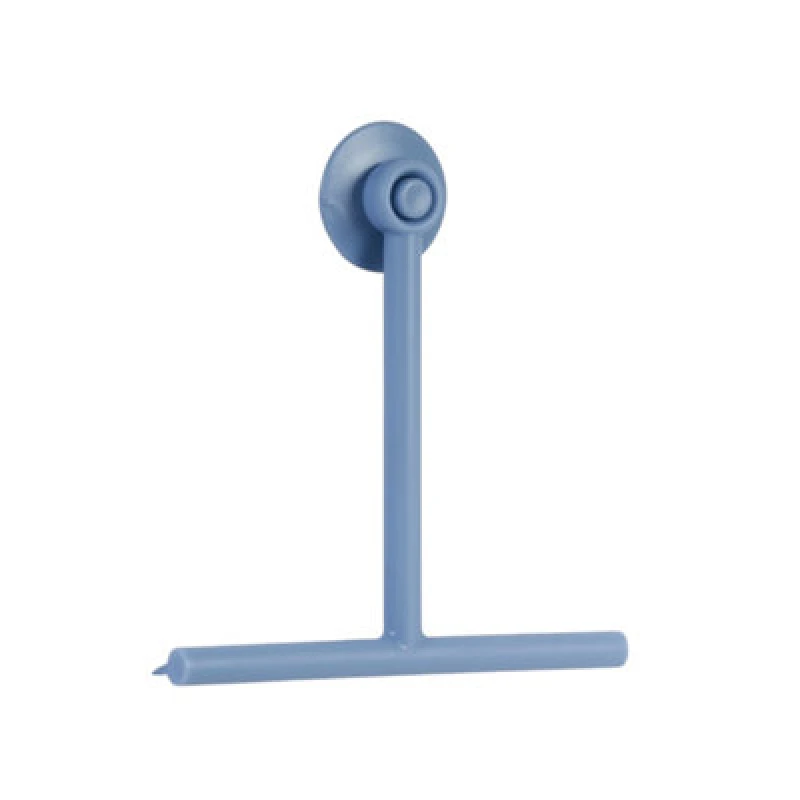 Image of Showerdrape Rocco Blue Bathroom Shower Squeegee