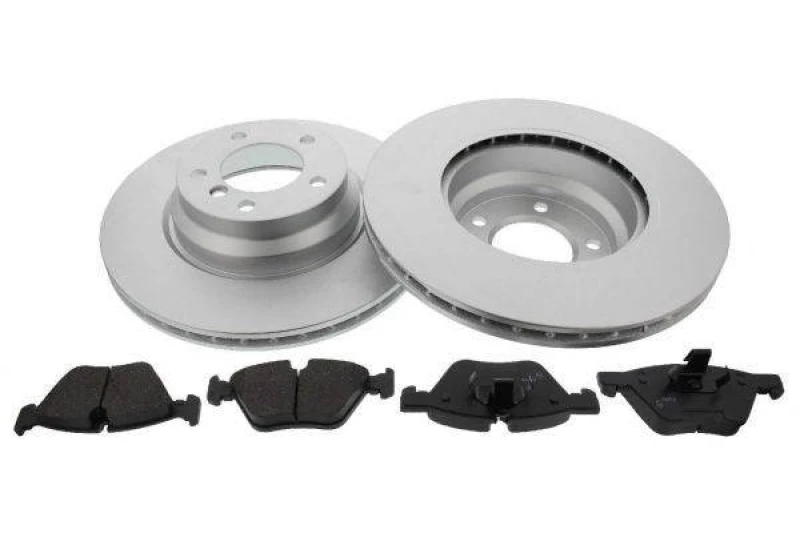 Image of MAPCO 47871HPS Brake disc and pads set Front Axle, Brake Disc Type: Vented, excl. wear warning contact, with anti-squeak plate Brake Set,disc brakes