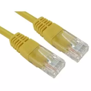 image of Spire Moulded CAT6 Patch Cable 5 Metres Full Copper Yellow