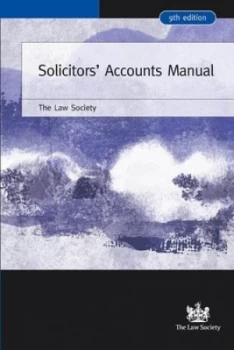 Image of Solicitors Accounts Manual by Law Society Book