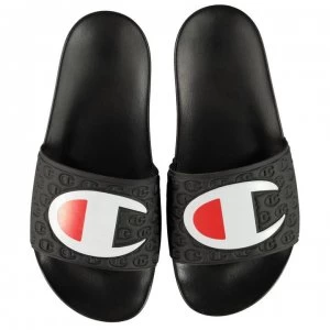 Image of Champion Logo Pool Sliders - Black