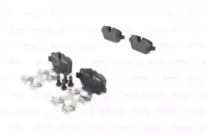 Image of Bosch 0986494269 BP1181 Brake Pad Set Disc Brake Rear Axle