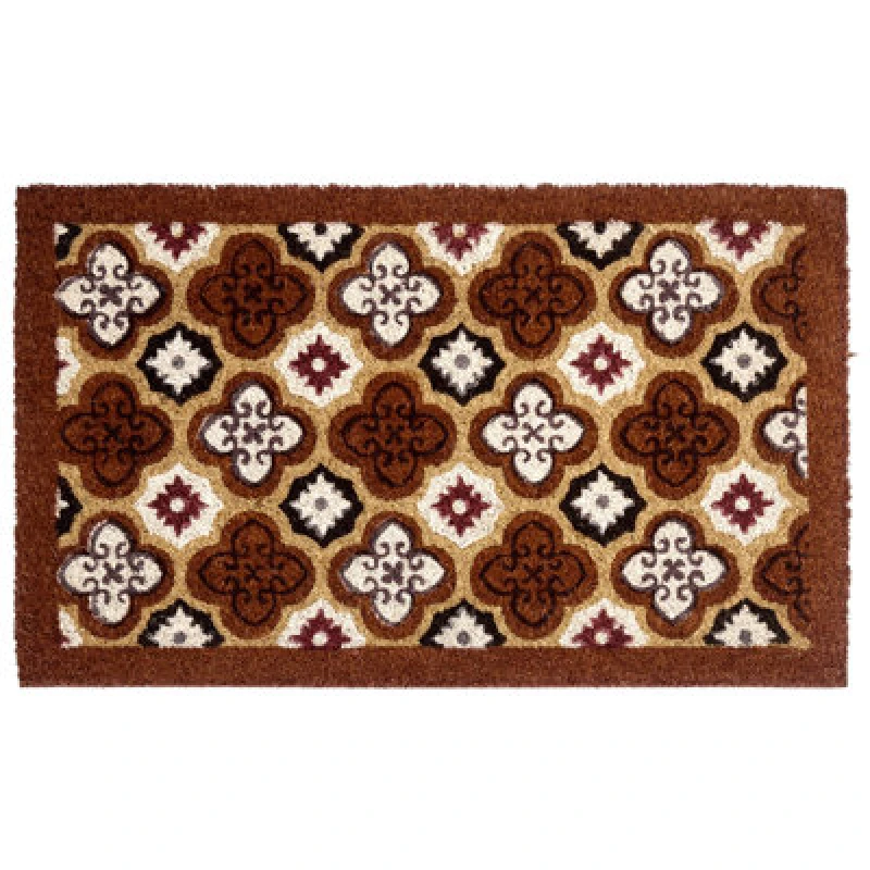 Image of Beliani Doormat Seletna Brown 40 X 60 Cm Coir