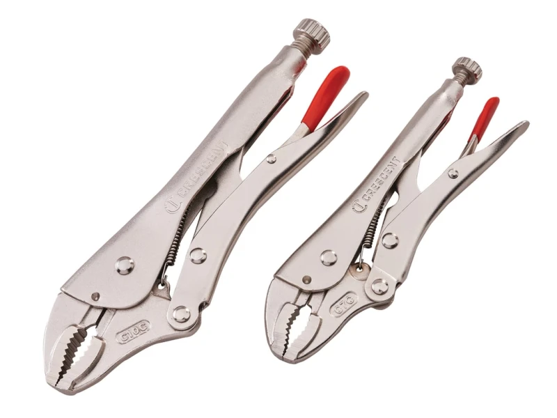 Image of Crescent 2 Piece Curved Jaw Locking Plier Set CLP2SETN-08