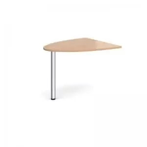 Image of Welcome reception unit D-end extension 1000mm x 888mm - beech