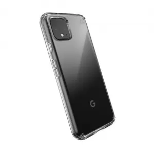 Image of Speck Presidio Stay Clear Google Pixel 4 Phone Case Antimicrobial Bump