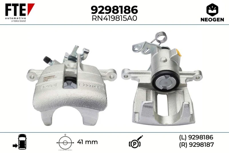 Image of Brake caliper FTE 9298186