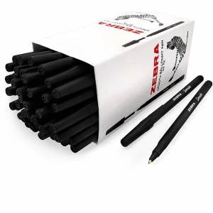 Image of Zebra Z-ST 50 Pack Smooth Ink Stick Pen Black