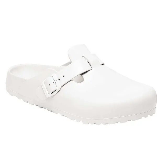 Image of Birkenstock Boston Eva White, Weiß/white Unisex 46