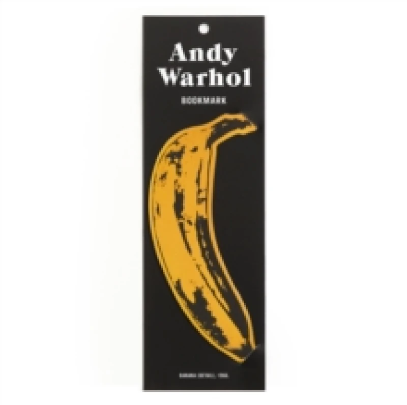 Image of Warhol Banana Shaped Bookmark. Paperback. By Galison Books