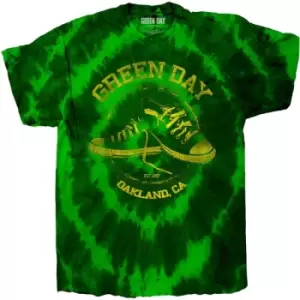 Image of Green Day - All Stars Unisex Large T-Shirt - Green