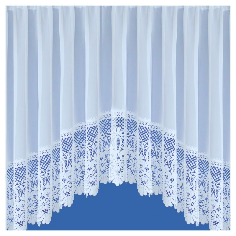 Image of Tyrone Textiles Brazil Base Lace Jardiniere White male 254x91cm
