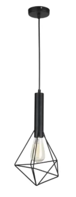 Image of Spider Cage Ceiling Pendant Lamp Black, 1 Light, E27