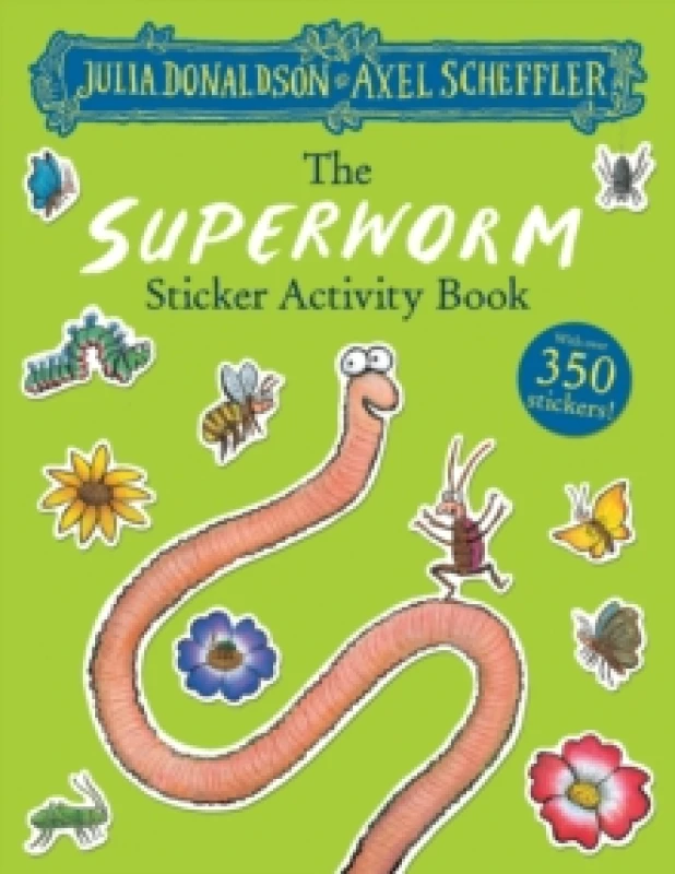 Image of Julia Donaldson The Superworm Sticker Book Multi unisex