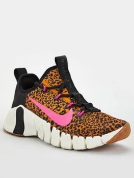 image of Nike Free Metcon 3 - Leopard , Leopard Print, Size 5, Women