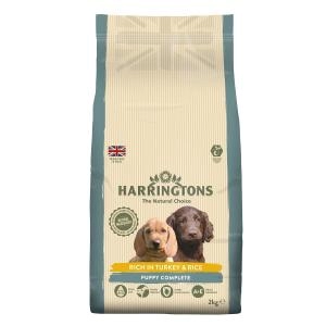 image of Harringtons Turkey and Rice Complete Dry Puppy Food 2kg