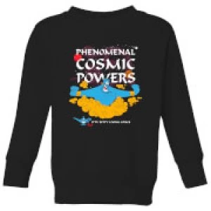 image of Disney Aladdin Phenomenal Cosmic Power Kids Sweatshirt - Black - 11-12 Years