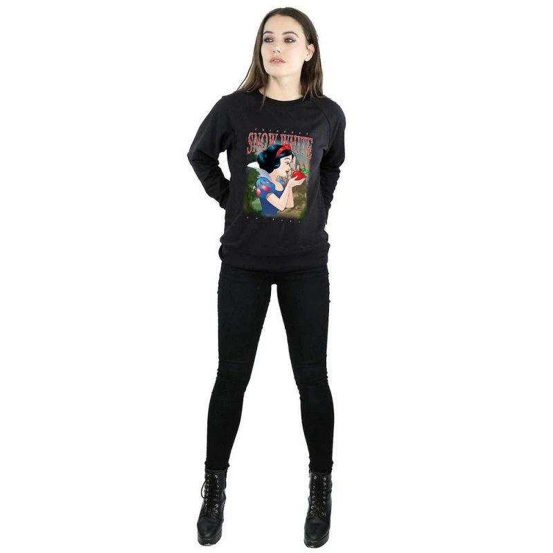 Image of Disney Princess Snow White Montage Sweatshirt Black female