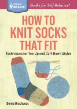 Image of how to knit socks that fit techniques for toe up and cuff down styles