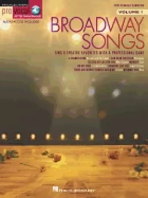 Image of broadway songs pro vocal womens edition volume 1