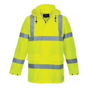 Image of Oxford Weave 150D Class 3 Lite Hi Vis Traffiic Jacket Yellow 3XL