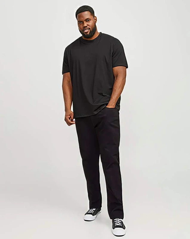 Image of jack & jones Jack & Jones Tim Slim Fit Jean Black Denim - JACK & JONES - Size: 48L Black Denim Male 48L JS88722