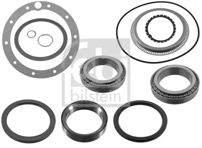 Image of FEBI BILSTEIN 47788 Wheel bearing kit with fastening/mounting material, Rear Axle Right Wheel Bearing Kit (654)