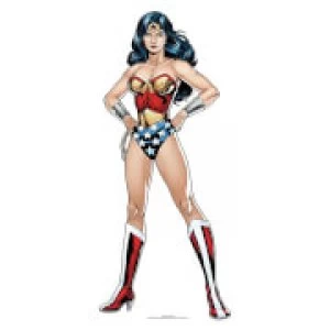 image of DC - Wonder Woman Mini Cardboard Cut Out