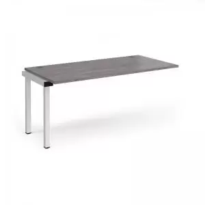 Image of Connex add on unit single 1600mm x 800mm - white frame and grey oak