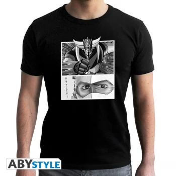 Image of Grendizer - Grendizer & Duke Fleed Mens Small T-Shirt - Black