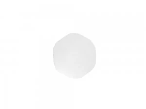 Image of Wall Light 14.4cm Hexagonal 6W LED 3000K, 540lm, Matt White