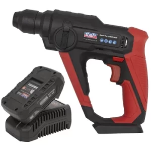 Image of Sealey CP20VSDSKIT1 Cordless Rotary Hammer Drill Kit 20V SDS Plus 2Ah