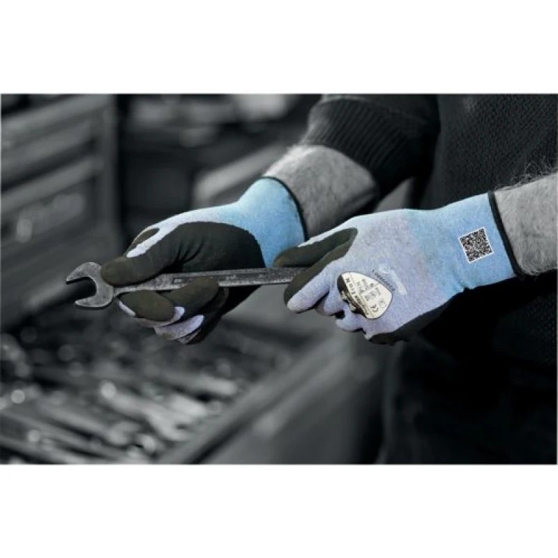 Image of Polyflex Eco Nitrile Palm Coated Size Large Gloves (10 Pack) PEN