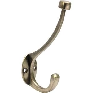 image of BQ Antique Iron Effect Zinc Alloy Hat Coat Hook