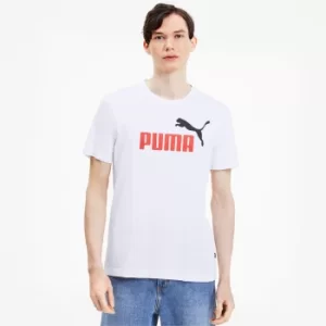 Image of PUMA Essentials Mens T-Shirt, White, size Large, Clothing